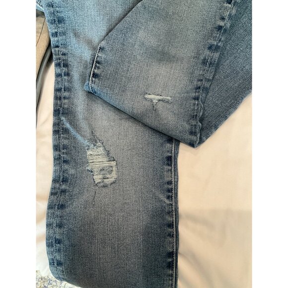 AG Adriano Goldschmied Mari High Rise Straight Leg Jeans Womens Size 28 Distress - Picture 5 of 5